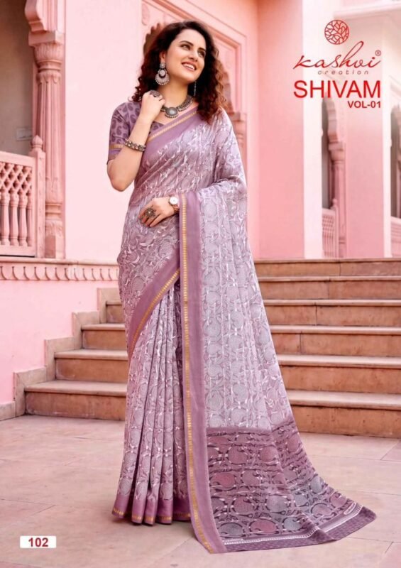Beautiful Kashvi Shivam Vol 1 Dull Moss Viscos Saree Collection Wholesale 2026