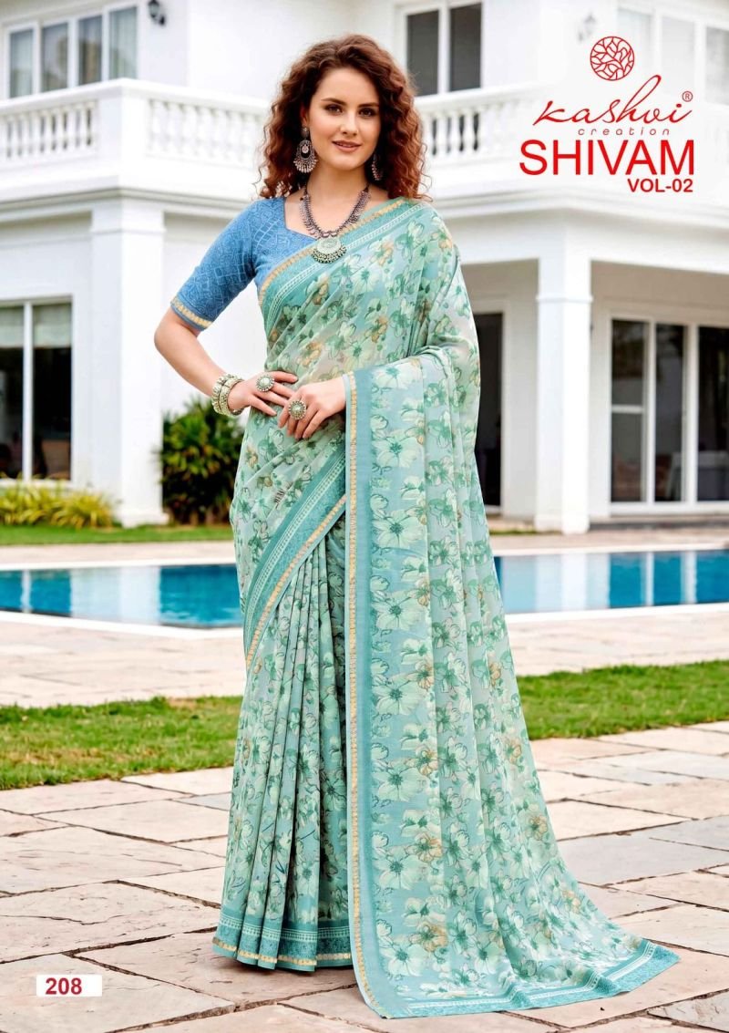 Launching Kashvi Shivam Vol 2 Dull Moss Viscose Saree Collection Wholesale 2026