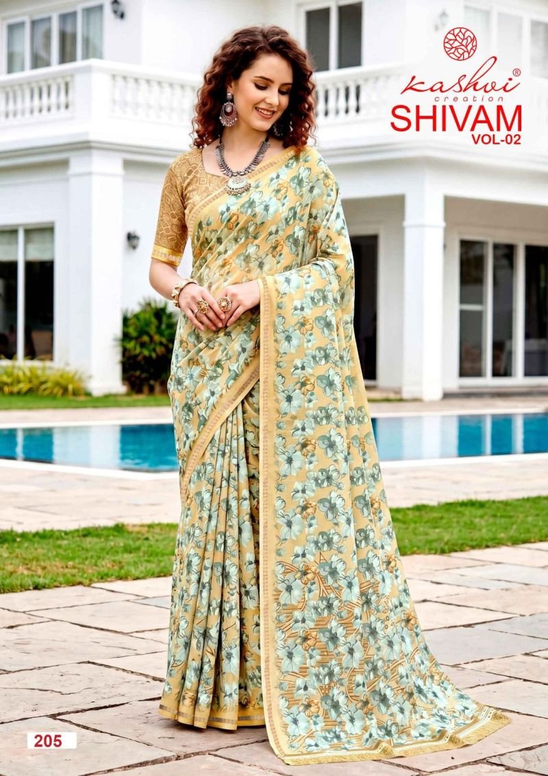 Launching Kashvi Shivam Vol 2 Dull Moss Viscose Saree Collection Wholesale 2026