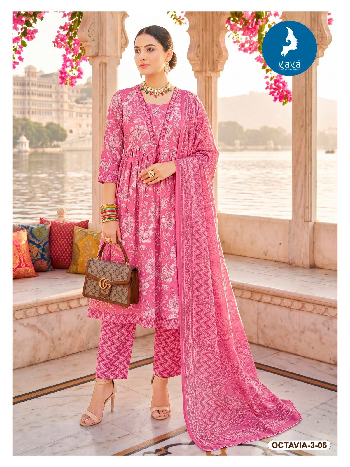 Beautiful Kaya Octavia Vol 3 Cotton Printed Kurti With Bottom Dupatta Wholesale 2026