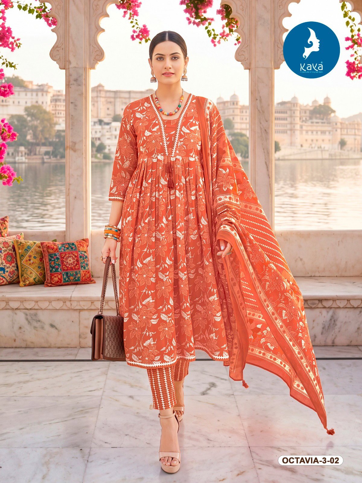 Beautiful Kaya Octavia Vol 3 Cotton Printed Kurti With Bottom Dupatta Wholesale 2026