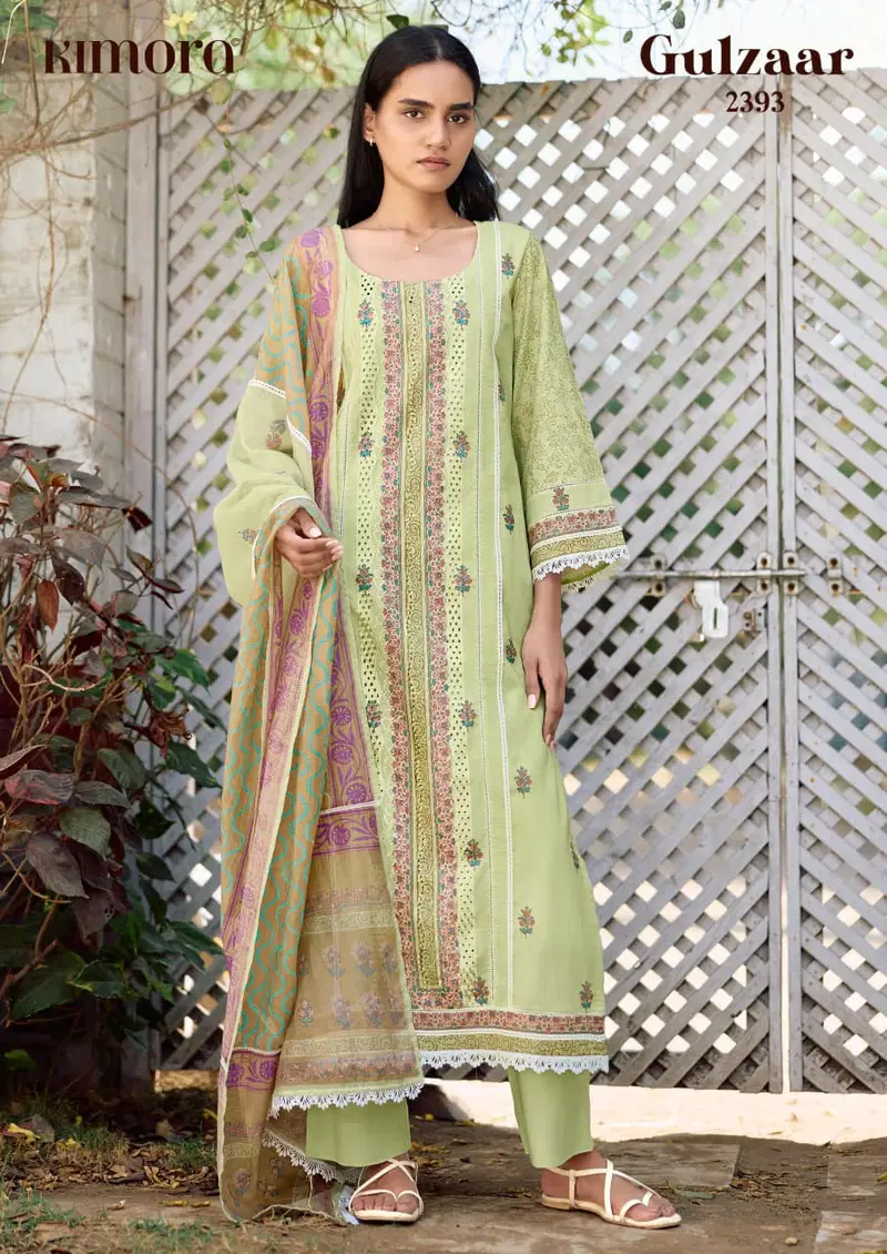 Kimora Gulzaar Vol 87 Cotton Embroidered Salwar Kameez Wholesale