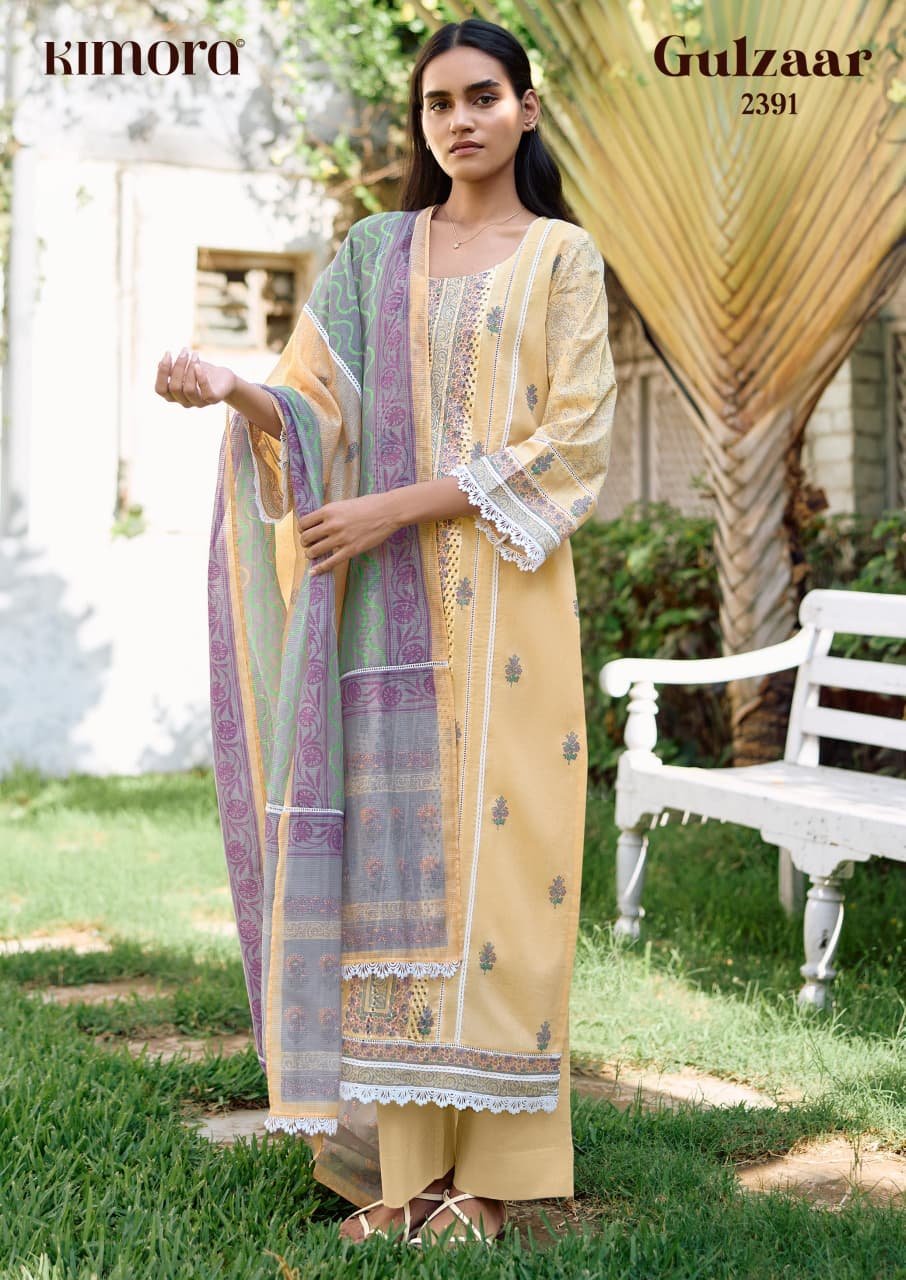 Kimora Gulzaar Vol 87 Cotton Embroidered Salwar Kameez Wholesale