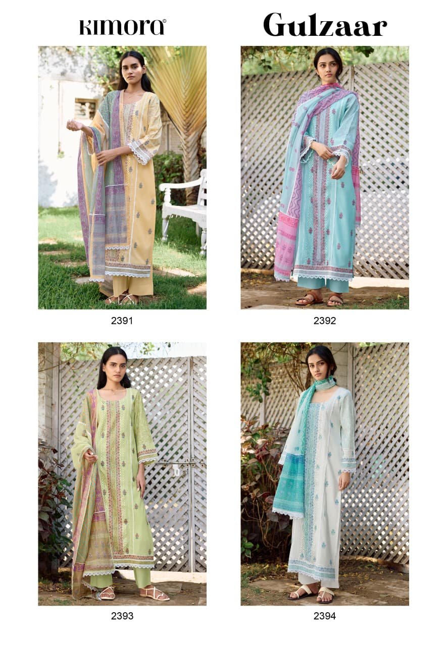 Kimora Gulzaar Vol 87 Cotton Embroidered Salwar Kameez Wholesale