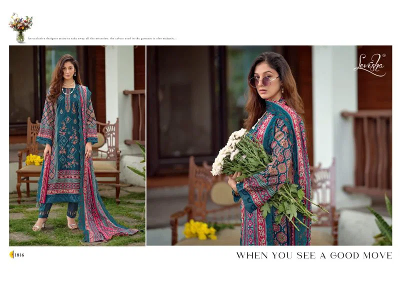 Stylish Levisha Madhubala Vol 18 Cambric Lawn Cotton Embroidered Dress Material Wholesale 2026