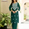 Beautiful Lucknowi Vol 2 By Passion Tree Cotton Dhabu Embroidery Work Kurti And Plazzo Collection Wholesale 2026