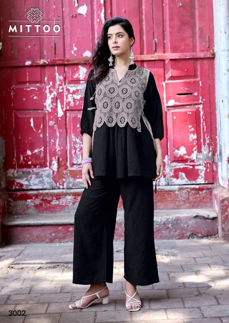 Beautiful Mittoo Beauty Line Viscose Weaving Top Bottom With Koti Wholesale 2026
