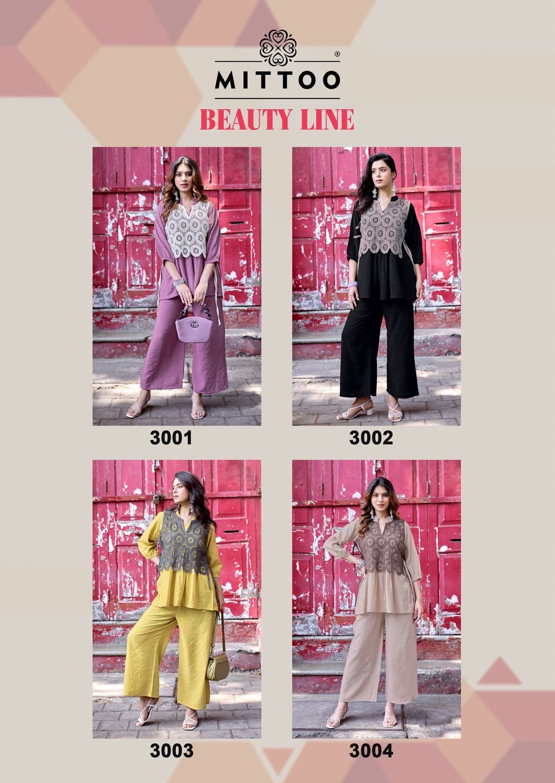 Beautiful Mittoo Beauty Line Viscose Weaving Top Bottom With Koti Wholesale 2026