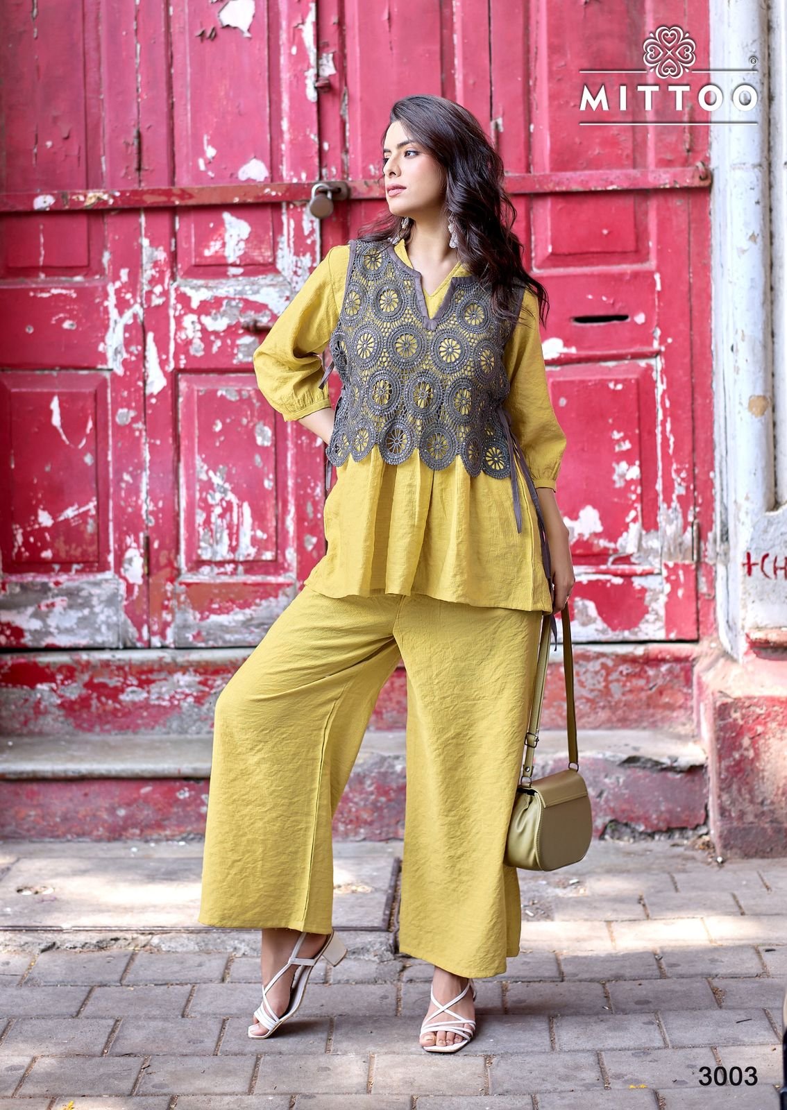 Beautiful Mittoo Beauty Line Viscose Weaving Top Bottom With Koti Wholesale 2026