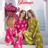 Ossm Glamour 201 To 206 Reyon Discharge Print Co Ord Set Collection Wholesale