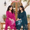 Ossm Sargam Cotton Embroidered Kurti With Bottom Dupatta Wholesale