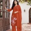 Launching Ossm Sargam Cotton Embroidered Kurti With Bottom Dupatta Wholesale 2026