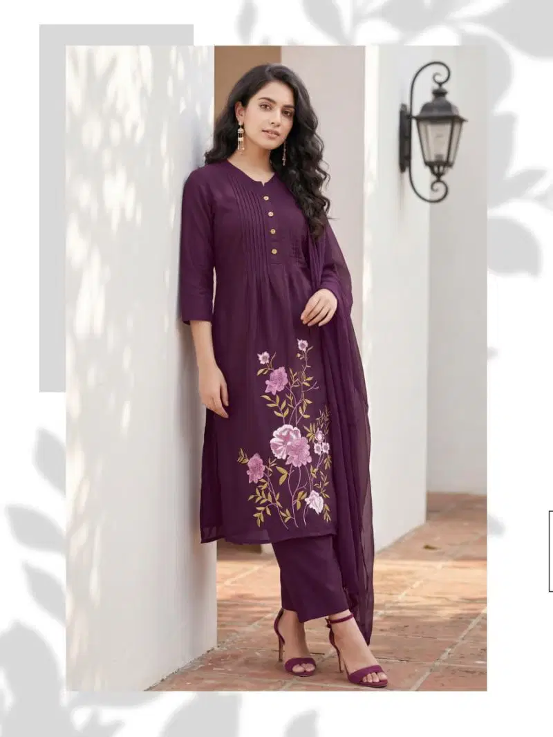 Launching Ossm Sargam Cotton Embroidered Kurti With Bottom Dupatta Wholesale 2026