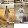 Launching Outluk Wedding 48 Silk Embroidery Worked Kurta And Pajama Collection Wholesale 2026