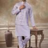 Stylish Outluk Wedding 52 Satin Silk Embroidered Kurta With Koti Pajama Collection Wholesale 2026