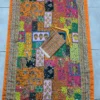 Stylish DKT 5176 Chinon Ajarakh Printed Hand Mirror Work Saree 2026