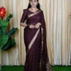 MHV 1101 Georgette Viscose Festival Saree Online Shopping Surat
