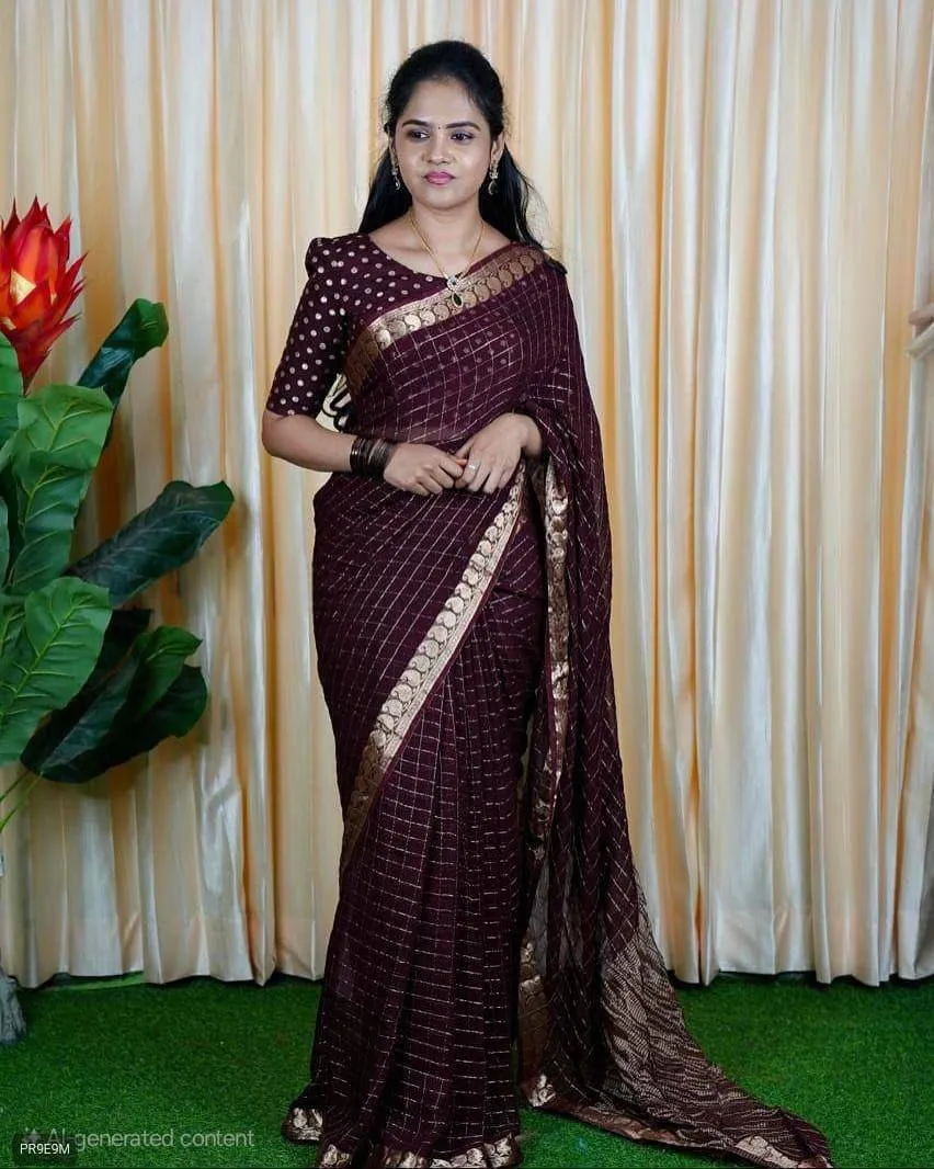 MHV 1101 Georgette Viscose Festival Saree Online Shopping Surat
