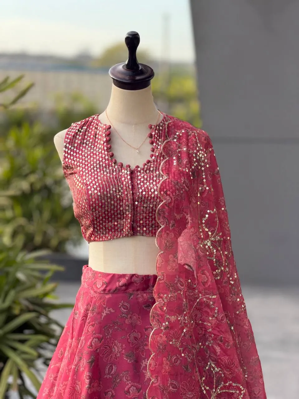 Buy SWT 341 Jimmy Organza Printed Sequence Work Lehenga Choli Collection 2026