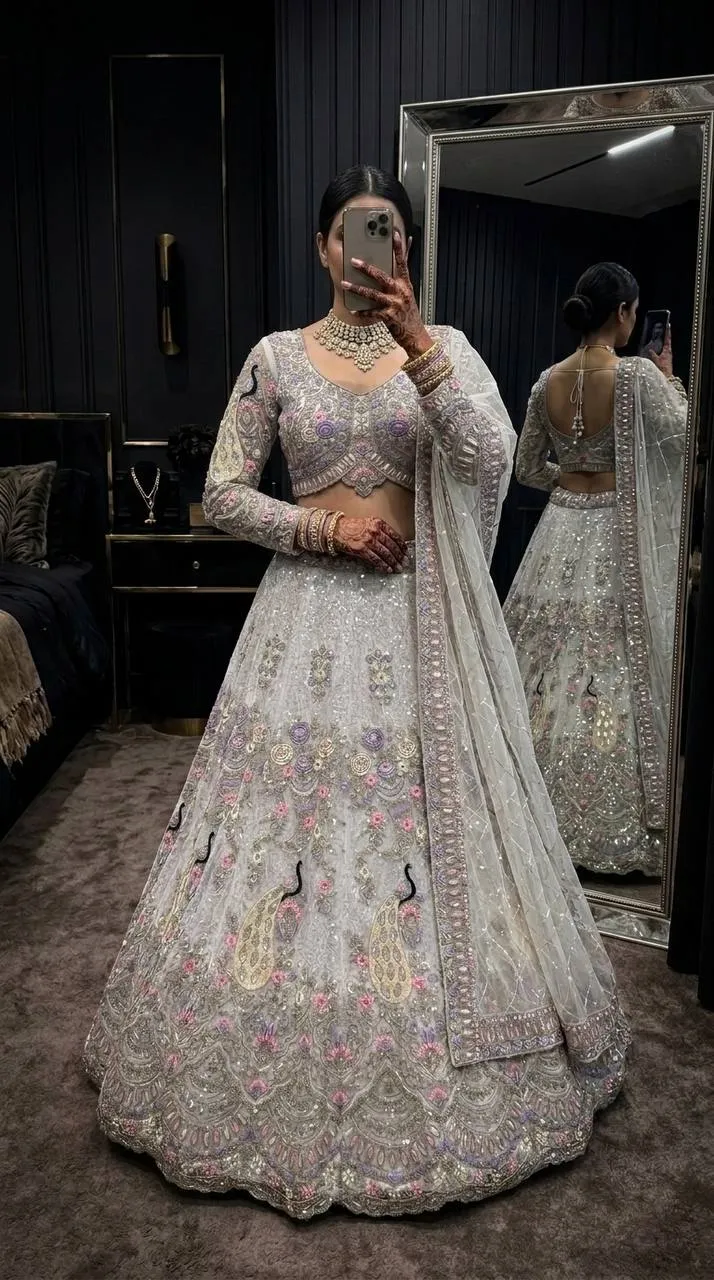 SBD 1676 Net Sequence Work Wedding Wear Lehenga Choli Collection