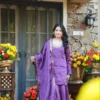 Zarin Avira Crepe Silk Embroidery Work Party Wear Sharara Suit Collection