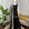 Deepika 1594 Georgette Sequnce Work Designer Party Wear Sharara Suit