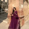 Deepika 1596 Georgette Sequnce Work Designer Gown Collection