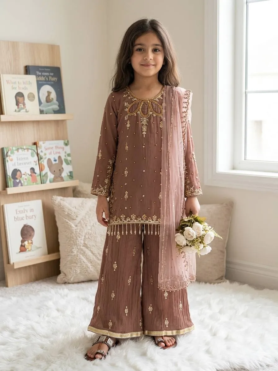 Beautiful Sabina 5264 Georgette Embroidery Work Combo Party Wear Sharara Suit 2026