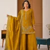 NFD 5064 Vichitra Hand Work Designer Party Wear Sharara Suit