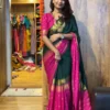 Beautiful SGT 237 Mysore Silk Jacquard Work Zip Gown Saree Supplier in Surat 2026