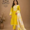 Zarin 198 Georgette Embroidery Sequence Work Readymade Dress