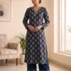 RM Cotton Hand Work Office & Daily Wear Kurti Pant Set