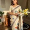 Laxmi 1103 Satin Silk Ajrakh Printed Party Wear Saree