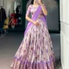 Launching WMN 1102 Dola Chex Printed Zari Weaving Work Lehenga Choli Online 2026