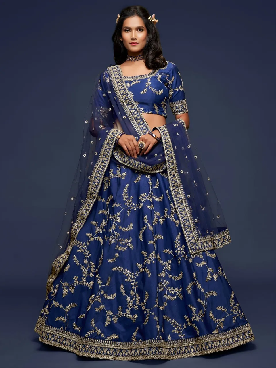 Zeel 7805 Art Silk Embroidery Work Lehenga Choli Wholesale Surat