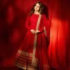 Deepika 6026 Vichitra Silk Thread Work Gown Pant Dupatta