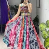 WMT 8077 Gorgette Printed Multi Designer Top Lehenga Navratri Collection 2026