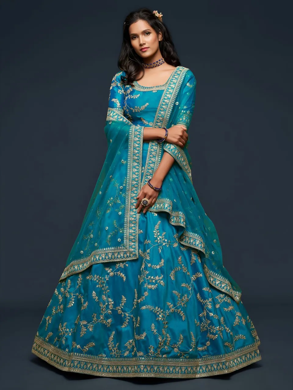 Zeel 7807 Art Silk Embroidery Work Lehenga Choli Manufacturers in Surat