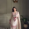 Sabina 5348 Georgette Embroidery Designer Party Wear Farshi Salwar Suit