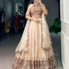 WMN 1476 Spider Crush Thread Embroidery Work Party Wear Lehenga Choli