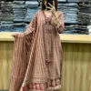 Yasu Laheriya Cotton Ajarakh Printed Hand Work Readymade Dress Set