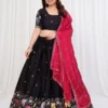 Beautiful Kiara Hammer Georgette Embroidery Work Festival Lehenga Choli Wholesale Market 2026