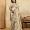 Kiara Radha Krishna Party Wear Pure Kanjivaram Silk Work Saree