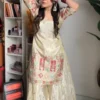 Zarin 86 Crep Silk Embroidery Sequence Work Party Wear Kurti Palazzo With Dupatta