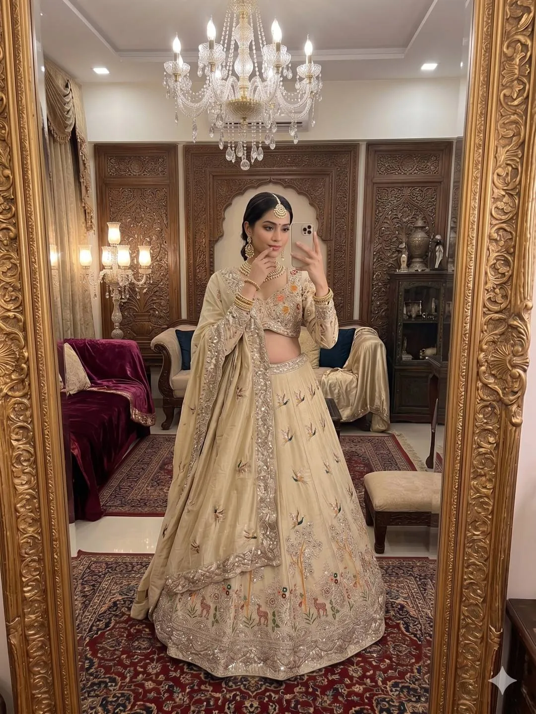 HCR 1135 Rangoli Silk Embroidery Work Designer Lehenga Collection