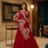 BV 400 Georgette Printed Sequence Work Ready to Wear Saree