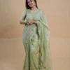 RBC Raj Shailly Twill Net Designer Embroidery Work Party Wear Saree