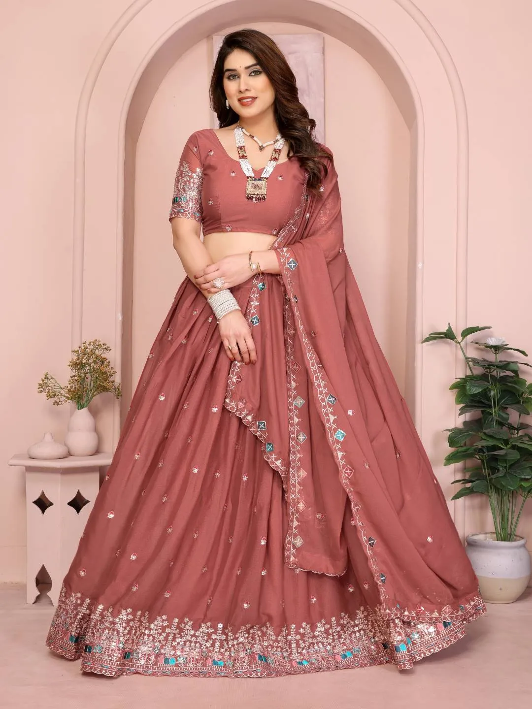 Kiarar Georgette Embroidery Work Lehenga Choli Wholesale Market in Surat
