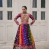Mohini 7138 Georgette printed Gamthi Work Navratri Skirt Top Collection