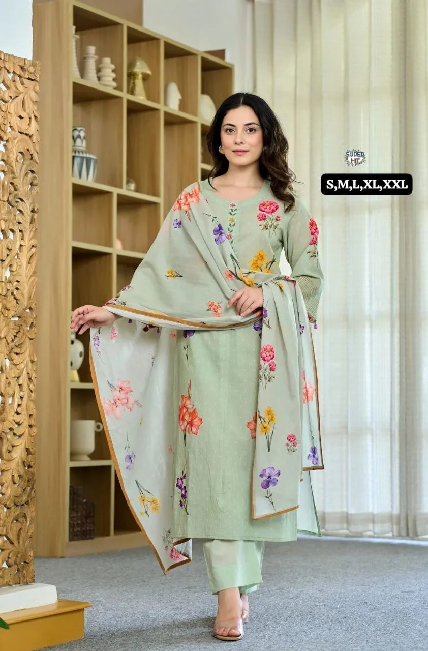 Laxmy 2113 Cotton Anarkali Readymade Dress Wholesale Online